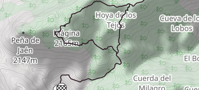 Cumbre de Sierra Mágina y Refugio de Miramundos