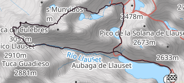 Circular Vallibierna y Culebras  por Llauset