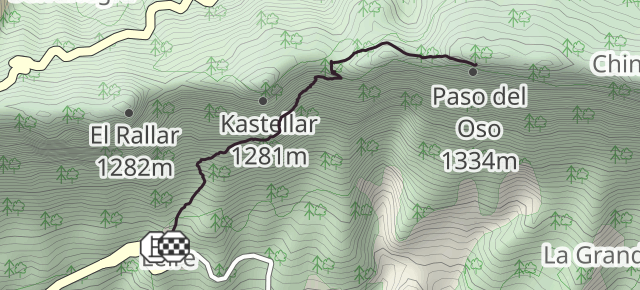 Paso del Oso (Sierra de Leyre)